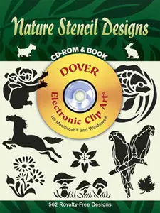 Dover ClipArt - Nature Stencil Designs 
