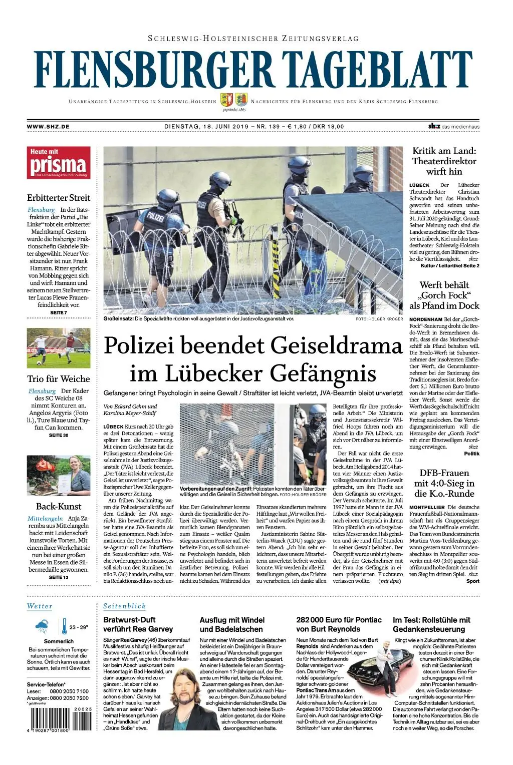 Flensburger Tageblatt 18. Juni 2019 / AvaxHome