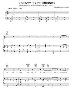 Seventy Six Trombones - Meredith Willson, The Music Man Musical (Piano-Vocal-Guitar)