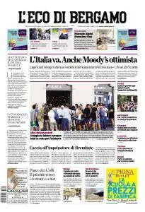 L'Eco di Bergamo - 31 Agosto 2017