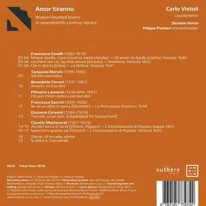 Carlo Vistoli, Filippo Pantieri, Sezione Aurea - Amor Tiranno: Broken-Hearted Lovers in Seventeenth-Century Venice (2020)