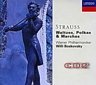 The Strauss Family: Waltzes, Polkas & Marches / Boskovsky CD2 of 6