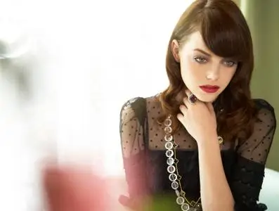 Emma Stone by Steve Erle for LA Confidential April 2009