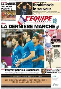 L'Equipe Edition du Dimanche 12Aout 2012