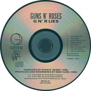 Guns N' Roses - GN'R Lies (1988) [1991, Geffen MVCG-13, Japan]