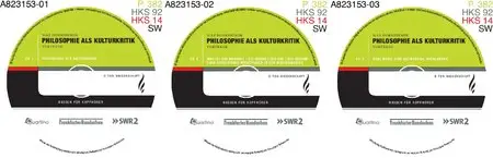 Max Horkheimer, "Philosophie als Kulturkritik - Originalvorträge", 3 Audio-CDs