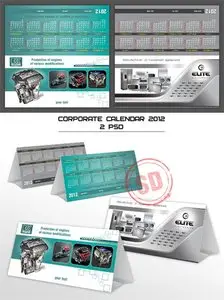 Corporate Calendars 2012 PSD Template - 3