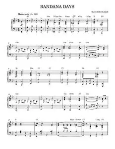 Bandana Days - Eubie Blake (Piano Solo)