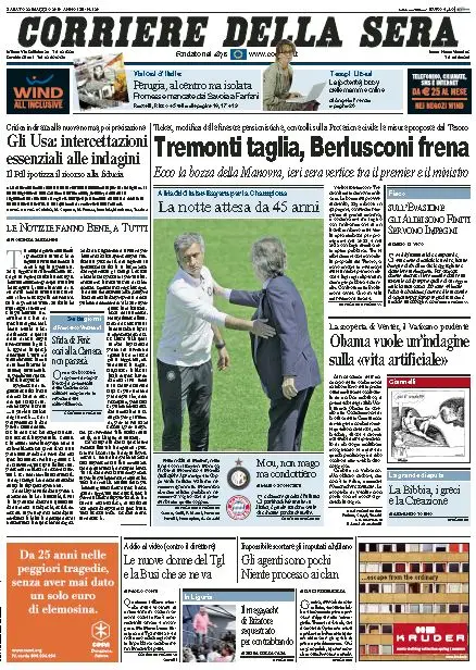 Il Corriere della Sera (22-05-10)