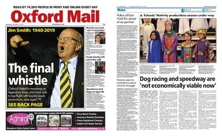 Oxford Mail – December 11, 2019