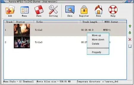 Mediatox Aurora MPEG To DVD Burner 5.2.28