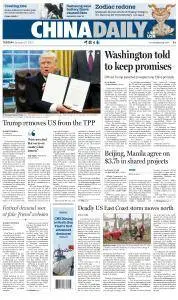 China Daily USA  January 24 2017
