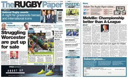 The Rugby Paper – September 03, 2017