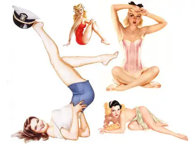 Pin-up art by Alberto Vargas