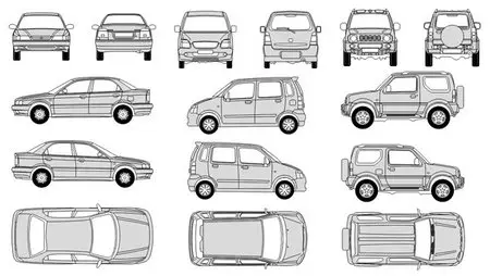 Suzuki Outline in CorelDRAW