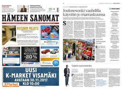 Hämeen Sanomat Oy – 25.11.2017