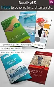 GraphicRiver Bundle of 5 Trifold Brochures