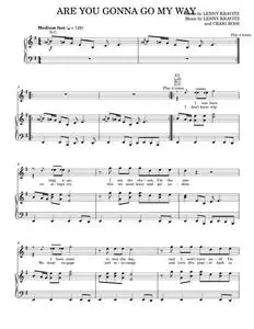 Are you gonna go my way - Lenny Kravitz (Piano-Vocal-Guitar)