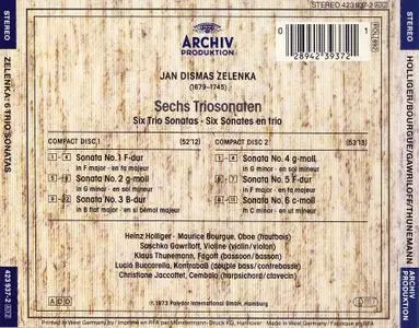 Heinz Holliger, Maurice Bourgue, Christiane Jaccottet, Lucio Buccarella - Jan Dismas Zelenka: 6 Triosonaten (1989)