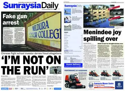 Sunraysia Daily – March 12, 2020