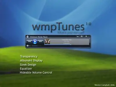 wmpTunes: Windows Media Player Skin