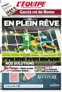 L'Equipe du Samedi 12 Octobre 2013