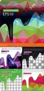 Modern glossy vector background