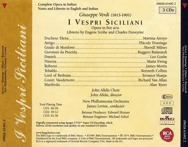 James Levine, New Philarmonia Orchestra - Giuseppe Verdi: I Vespri Siciliani (1999)