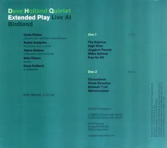 Dave Holland Quintet - Extended Play. Live At Birdland (2003) [2CD] {ECM}