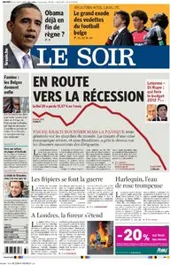 LE SOIR 01 02 03 04 05 06 08 09 AOUT 2011