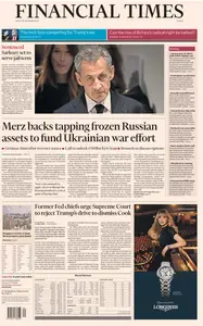Financial Times Europe - 26 September 2025