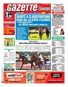 La Gazette des Courses - 14 Août 2025