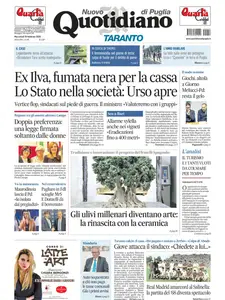 Quotidiano di Puglia Taranto - 19 Febbraio 2025