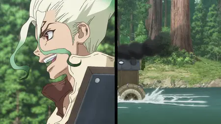 Dr  Stone S04E03 Light Lure in Darkness