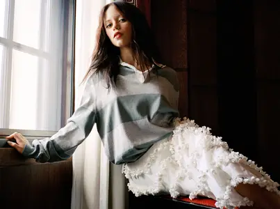 Jenna Ortega by Daniyel Lowden for Vogue August 2025
