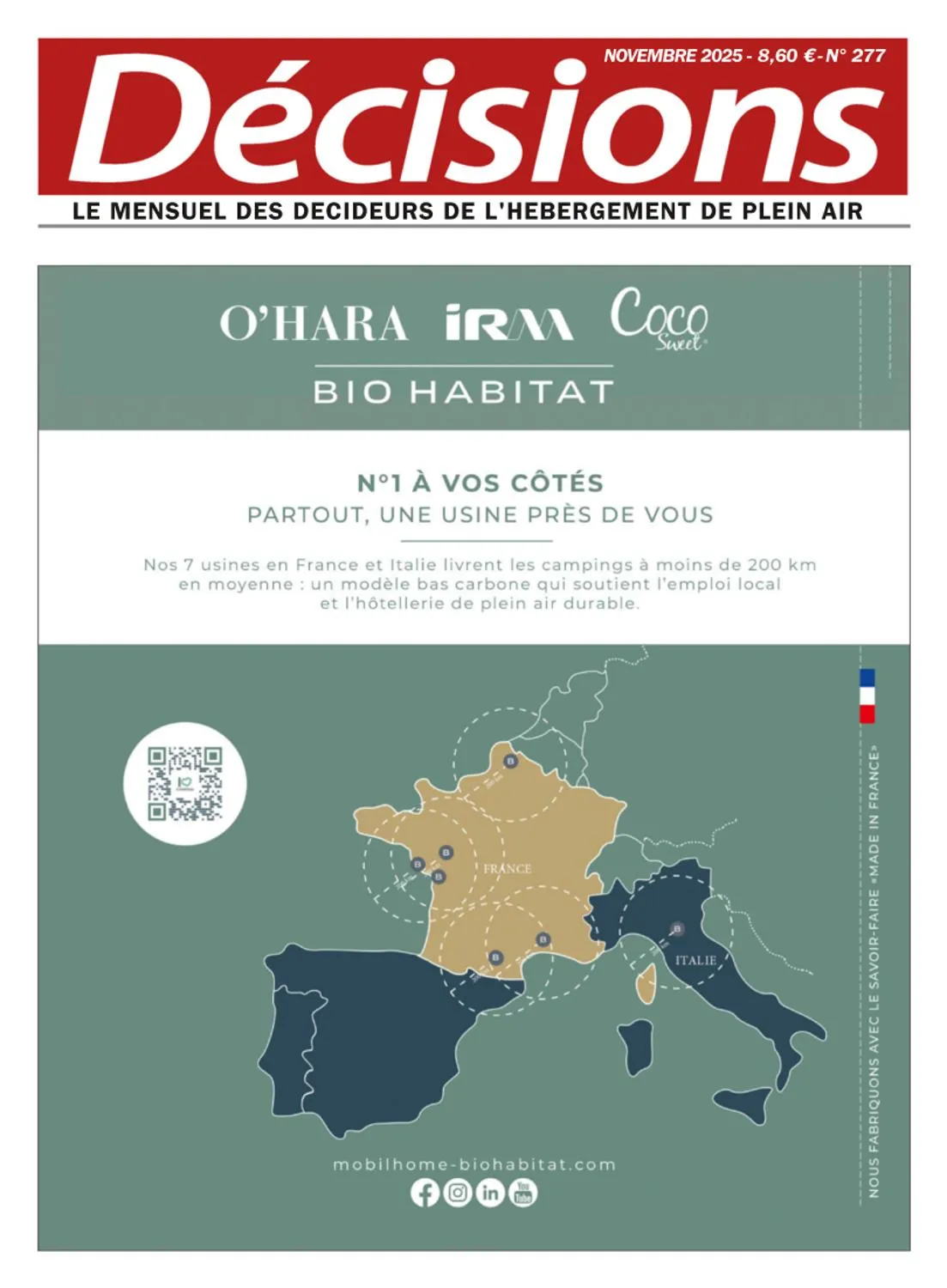 Décisions HPA N.277 - Novembre 2025