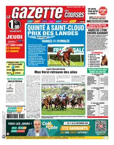 La Gazette des Courses - 15 Octobre 2025