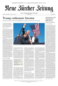 Neue Zürcher Zeitung International - 15 Juli 2024