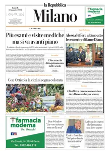 la Repubblica Milano - 13 Maggio 2024