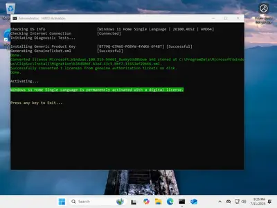 Windows 11 AIO 16in1 24H2 Build 26100.4652 (No TPM Required) Preactivated Multilingual July 2025