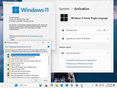 Windows 11 AIO 16in1 24H2 Build 26100.4652 (No TPM Required) Preactivated Multilingual July 2025