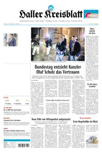 Haller Kreisblatt - 17 Dezember 2024