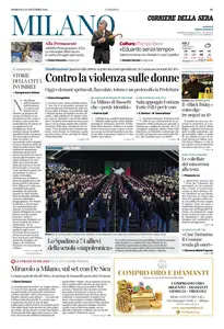 Corriere della Sera Milano - 24 Novembre 2024