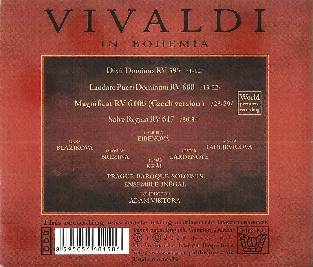 Ensemble Inegal - Vivaldi: In Bohemia (2009)