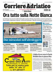 Corriere Adriatico Ancona - 2 Gennaio 2025