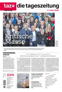 taz die tageszeitung  - 11 März 2025