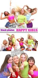 Happy girls