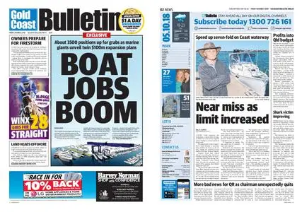 The Gold Coast Bulletin – October 05, 2018