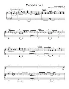 Mandolin rain - Bruce Hornsby (Piano-Vocal-Guitar)