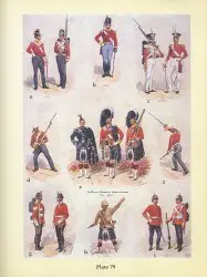 Richard Simkin's Uniforms of the British Army - The Infantry Regiments - Carman (1985)